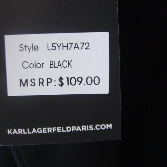 NWT Karl Lagerfeld Paris Sweatshirt Women's Black Eiffel Tower Graphic, Size M - Picture 14 of 14